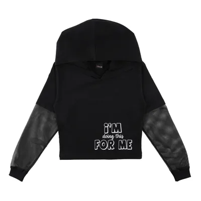 Blusa Juvenil Pami Meia Malha Manga Longa De Tela Estampada